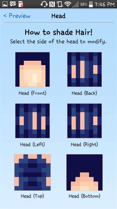 minecraft hair tutorial|How to Shade Hair for Minecraft Skins! (Tutorial)